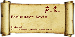 Perlmutter Kevin névjegykártya